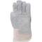 Magid Leather Palm Gloves, Wing Thumb, Gray, XL, 12 PK TB715IEWBXL - alternate 2